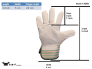 Kids Work and Gardening Gloves with Rubberized Safety Cuff