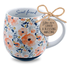 Coffee Mug Watercolors Sweet Friend 18Oz