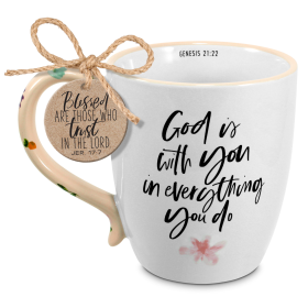 Coffee Mug Trusting God Is With 19 Oz