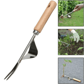 1Pc Manual Garden Weeder Sturdy Digging Puller Hand Tool