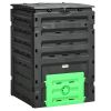 Outsunny Compost Bin 120 Gallon Lightweight Sturdy with Vents Sliding Doors for Fertile Soil Creation