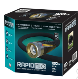 Teknor Rapid Flo 5/8 in. x 100 ft. Compact Garden Hose