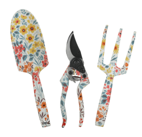 Expert Gardener 3-Piece Pattern Hand Garden Tool Set