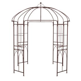 8.4 x 7 Feet Wide Birdcage Shape Garden Arbor