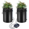 VEVOR DWC Hydroponics Grow System, Hydroponic Growing System with Top Drip Kit, Deep Water Culture 5-Gallon 2 Buckets, with Air Pump, Air Stones and W