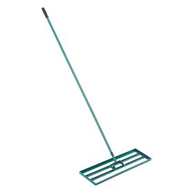 VEVOR Lawn Leveling Rake, 36"x10" Level Lawn Tool, Heavy-duty Lawn Leveler with 78" Steel Extended Handle, Yard Leveling Rake Suit for Garden, Golf La