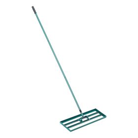 VEVOR Lawn Leveling Rake, 30"x10" Level Lawn Tool, Heavy-duty Lawn Leveler with 78" Steel Extended Handle, Yard Leveling Rake Suit for Garden, Golf La