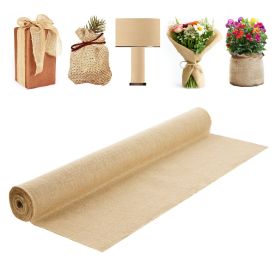 VEVOR Burlap Fabric Roll Burlap Tree Wrap 40 in x 30 ft for Crafts & Plants