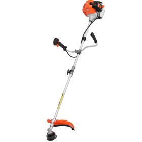 VEVOR String Trimmer, 42.7CC 2-Stroke, Gas Powered Weed Wacker, 16.9" Cordless Grass Trimmer, Multi-Functional Lawn Edger with Shoulder Strap & 3T Bla