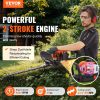 VEVOR 23.2-inch 26CC 2 Cycle Gas Hedge Trimmer, Gas Powered Handheld Hedge Trimmer with Dual Sided Dual Action Blade, 180° Adjustable Trimmer Head, S