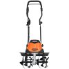 VEVOR 12 Amp Electric Tiller, 18" Tilling Width 3.94" Tilling Depth Corded Electric Tiller/Cultivator, Steel Mn Tines, Rototiller for Garden Lawn Soil