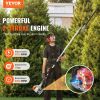 VEVOR 26CC 6-in-1 Multi-Functional Trimming Tools, Gas Hedge Trimmer, Weed Eater, String Trimmer, Brush Cutter, Edger, Pole Saw Chainsaw Pruner with E
