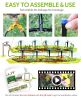 100ft Drip Irrigation Kit Plant Watering System 8x5mm Blank Distribution Tubing DIY Automatic Irrigation Equipment Set for Garden Greenhouse Flower Be