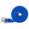 VEVOR Backwash Hose 3 in x 50 ft Blue High Quality Hose Complete Fittings