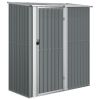 Garden Shed Grey Galvanized Steel Large Garden Shed Rectangular