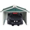Garden Shed Green Galvanized steel Durable Garden Shed