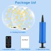 2 Pack Outdoor Solar Pool Lights, LED Light Up Balls with Remote, 3200K Warm Glow, 3 Lighting Modes & 4-Level Brightness& Auto On at Dusk