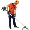 9 in 1 Multi-Functional Trimming Tool, 38CC 4 stroke Garden Tool System with Gas Pole Saw, Hedge Trimmer, Grass Trimmer, and Brush Cutter EPA Complian
