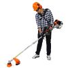10 in 1 Multi-Functional Trimming Tool, 33CC 2-Cycle Garden Tool System with Gas Pole Saw, Hedge Trimmer, Grass Trimmer, and Brush Cutter EPA Complian