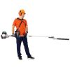 9 in 1 Multi-Functional Trimming Tool, 38CC 4 stroke Garden Tool System with Gas Pole Saw, Hedge Trimmer, Grass Trimmer, and Brush Cutter EPA Complian