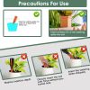 10Pack Plant Watering Spikes Terracotta Automatic Watering Devices with Slow Release Control Plant Waterer Self Watering Stakes for Indoor Outdoor Pla