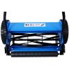 14-Inch 5-Blade Push Reel Lawn Mower with Grass Catcher, BLUE COLOR