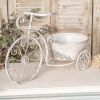 Decorative Vintage Bicycle Planter, Rustic Metal Wire for Home, Garden, and Office Decor