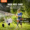 VEVOR Hose Reel Cart, Hold Up to 175 ft of 5/8'' Hose (Hose Not Included), Garden Water Hose Carts Mobile Tools with Wheels, Heavy Duty Powder-coated