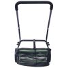 14-Inch 5-Blade Push Reel Lawn Mower with Grass Catcher, GREEN COLOR