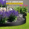 VEVOR Landscape Edging, 10 inch Depth 60 ft Total Length, Recycled HDPE Coiled Terrace Board, Flexible Bender Border for Landscaping, Lawn, Garden, Ya