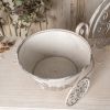 Decorative Vintage Bicycle Planter, Rustic Metal Wire for Home, Garden, and Office Decor