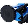 14-Inch 5-Blade Push Reel Lawn Mower with Grass Catcher, BLUE COLOR