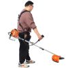 52cc Weed Wacker Gas Powered,6 in 1 Multifunction, String Trimmer, 8 inch Weed Wacker Attachments Heads,10" Metal 3/4/80T Blade,Rubber Handle , Should