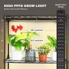 VEVOR Plant Stand with Grow Light, 4-Tier Plant Shelf with 45W Full Spectrum Grow Light, 3 Mode Plant Light with Timer and Wheel for Seed Starting, Me