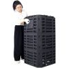 Garden Composter Bin Made from Recycled Plastic – 132 Gallons (500Liter) Large Compost Bin - Create Fertile Soil with Easy Assembly, Lightweight, Ae