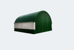 Large Chicken Coop Metal Chicken Run Dome Shape Walk-in Fence Chicken Coop, suitable for outdoor and yard farm use, all covered with PE cloth