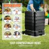 VEVOR 5-Tray Worm Composter, 50 L Worm Compost Bin Outdoor and Indoor, Sustainable Design Worm Farm Kit, for Recycling Food Waste, Worm Castings, Worm