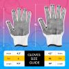 Double Side PVC Dotted Working Gloves 10", Pack of 24 PVC Knit Gloves, Breathable Cotton Gloves with Rubber Dots, Safety Work Gloves with Grip Dots Ov