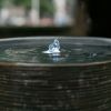 17x17x26" Indoor/Outdoor Polyresin Water Fountain, Unique Broken Urn Fountain Chic Dynamic Modern Design with Light for Garden, Lawn, Backyard, Porch