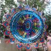 1pc 3D Hanging Wind Spinner Outdoor Decor For 3D Garden Wind Chimes Metal Yard Spinners 3D Stainless Steel Spinner Gifts Mandala 3D Spinner With 360°