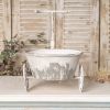 Decorative Vintage Bicycle Planter, Rustic Metal Wire for Home, Garden, and Office Decor