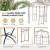 8.4 x 7 Feet Wide Birdcage Shape Garden Arbor