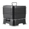 VEVOR 5-Tray Worm Composter, 50 L Worm Compost Bin Outdoor and Indoor, Sustainable Design Worm Farm Kit, for Recycling Food Waste, Worm Castings, Worm
