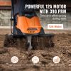 VEVOR 12 Amp Electric Tiller, 18" Tilling Width 3.94" Tilling Depth Corded Electric Tiller/Cultivator, Steel Mn Tines, Rototiller for Garden Lawn Soil