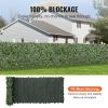 VEVOR Ivy Privacy Fence, 39 x 158in Artificial Green Wall Screen, Greenery Ivy Fence with Mesh Cloth Backing and Strengthened Joint