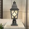 Outdoor Fence Post Lighting for Garden, Patio, Pathway (1 pack), Waterproof Aluminum Housing with Glass