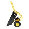 Two-wheeled cart, garden bike, 10-inch pneumatic wheels(Yellow + Black)