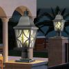 Outdoor Fence Post Lighting for Garden, Patio, Pathway (1 pack), Waterproof Aluminum Housing with Glass