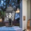 Outdoor Fence Post Lighting for Garden, Patio, Pathway (1 pack), Waterproof Aluminum Housing with Glass