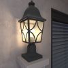 Outdoor Fence Post Lighting for Garden, Patio, Pathway (1 pack), Waterproof Aluminum Housing with Glass